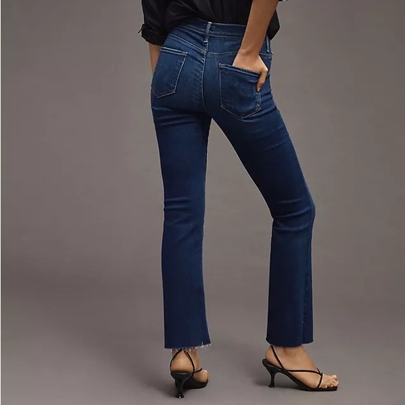 NWT ✨ Mother Jeans The Insider Mid Rise Frayed Ankle - Sold Out Retails $228 - Picture 4 of 7